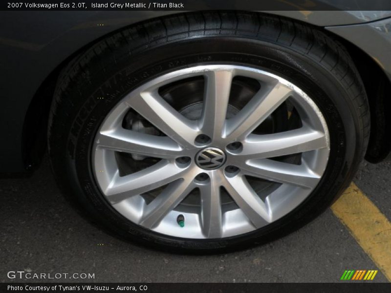 Island Grey Metallic / Titan Black 2007 Volkswagen Eos 2.0T