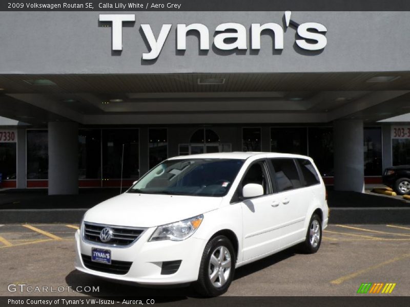 Calla Lilly White / Aero Grey 2009 Volkswagen Routan SE