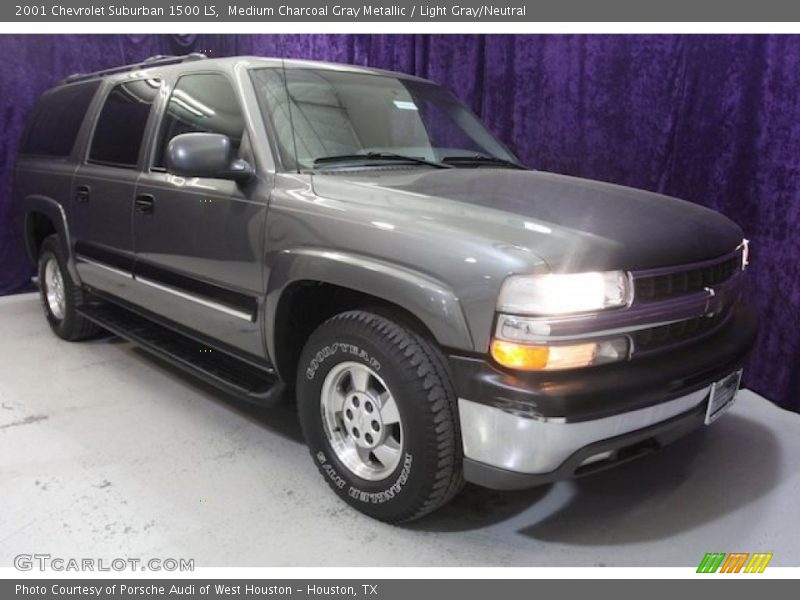 Medium Charcoal Gray Metallic / Light Gray/Neutral 2001 Chevrolet Suburban 1500 LS
