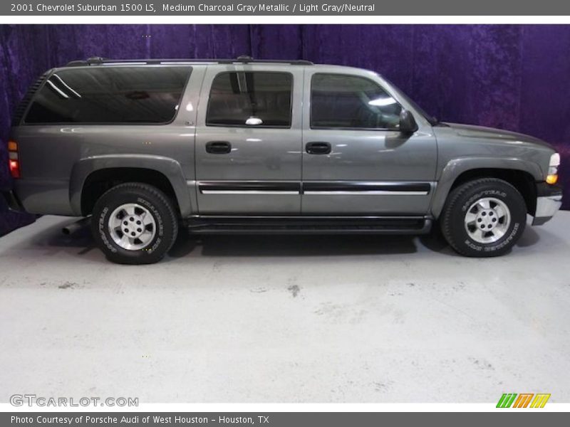 Medium Charcoal Gray Metallic / Light Gray/Neutral 2001 Chevrolet Suburban 1500 LS