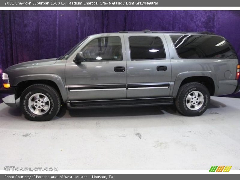 Medium Charcoal Gray Metallic / Light Gray/Neutral 2001 Chevrolet Suburban 1500 LS