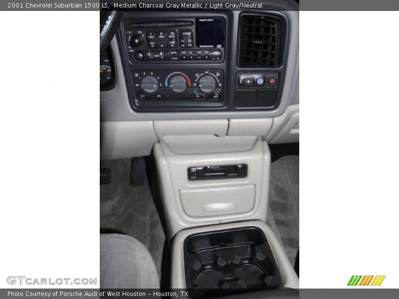 Medium Charcoal Gray Metallic / Light Gray/Neutral 2001 Chevrolet Suburban 1500 LS