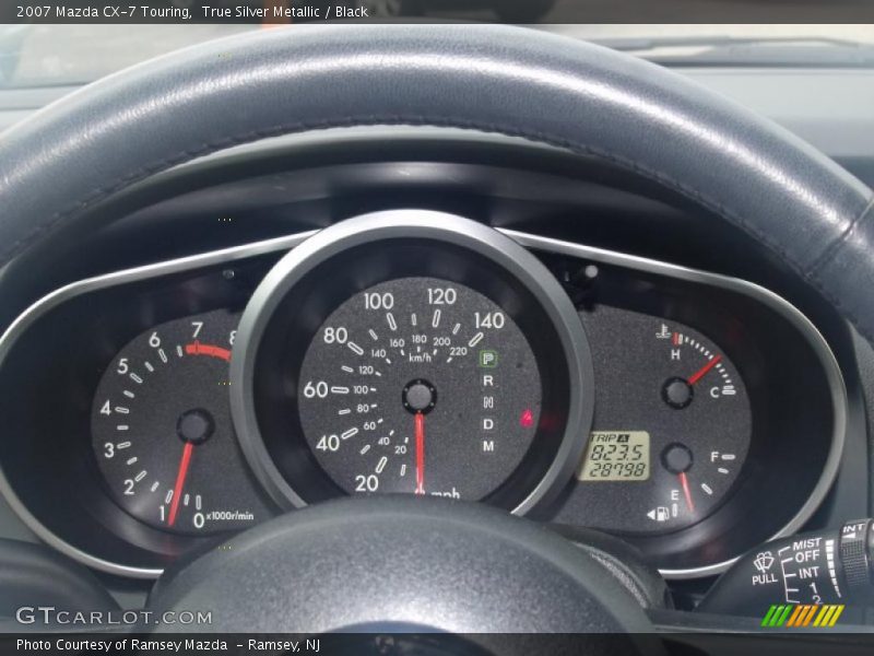True Silver Metallic / Black 2007 Mazda CX-7 Touring