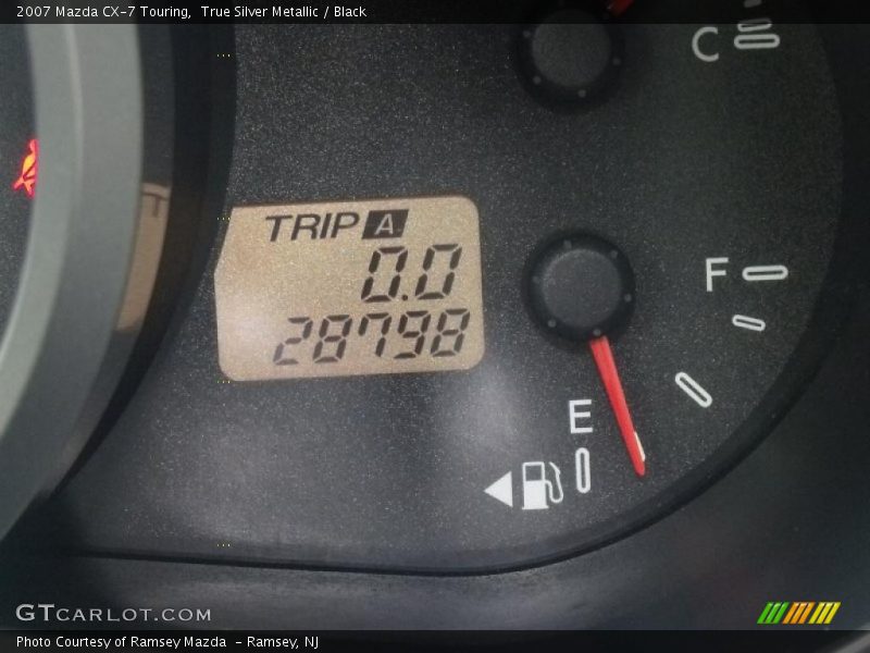 True Silver Metallic / Black 2007 Mazda CX-7 Touring