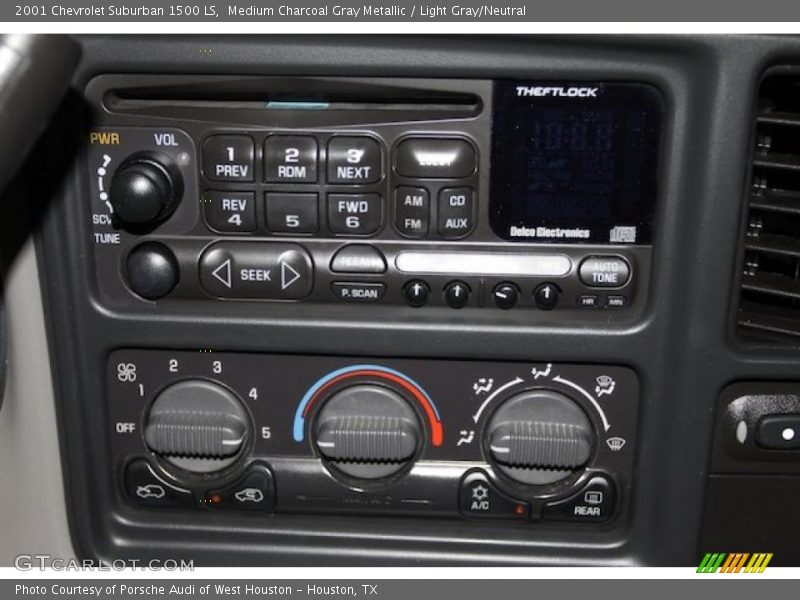 Medium Charcoal Gray Metallic / Light Gray/Neutral 2001 Chevrolet Suburban 1500 LS
