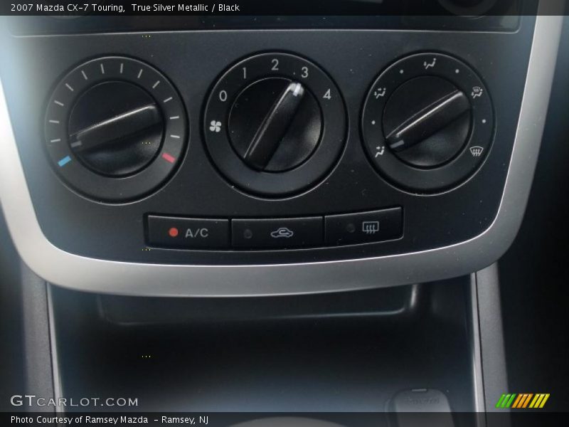 True Silver Metallic / Black 2007 Mazda CX-7 Touring