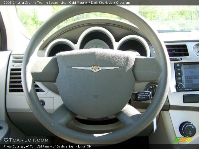 Linen Gold Metallic / Dark Khaki/Light Graystone 2008 Chrysler Sebring Touring Sedan