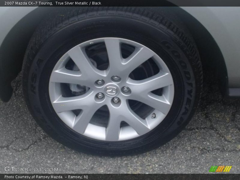 True Silver Metallic / Black 2007 Mazda CX-7 Touring