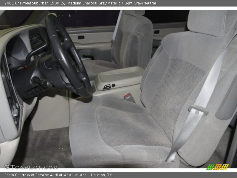 Medium Charcoal Gray Metallic / Light Gray/Neutral 2001 Chevrolet Suburban 1500 LS