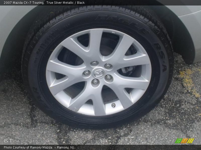 True Silver Metallic / Black 2007 Mazda CX-7 Touring
