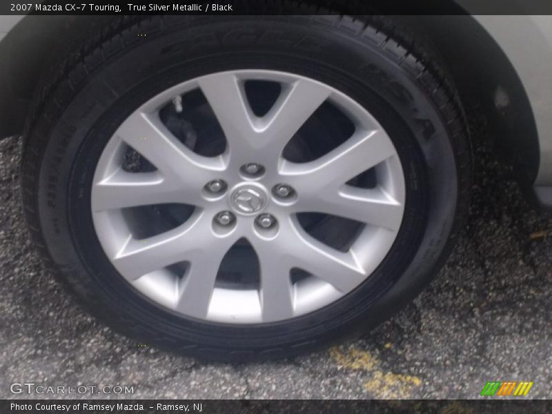 True Silver Metallic / Black 2007 Mazda CX-7 Touring