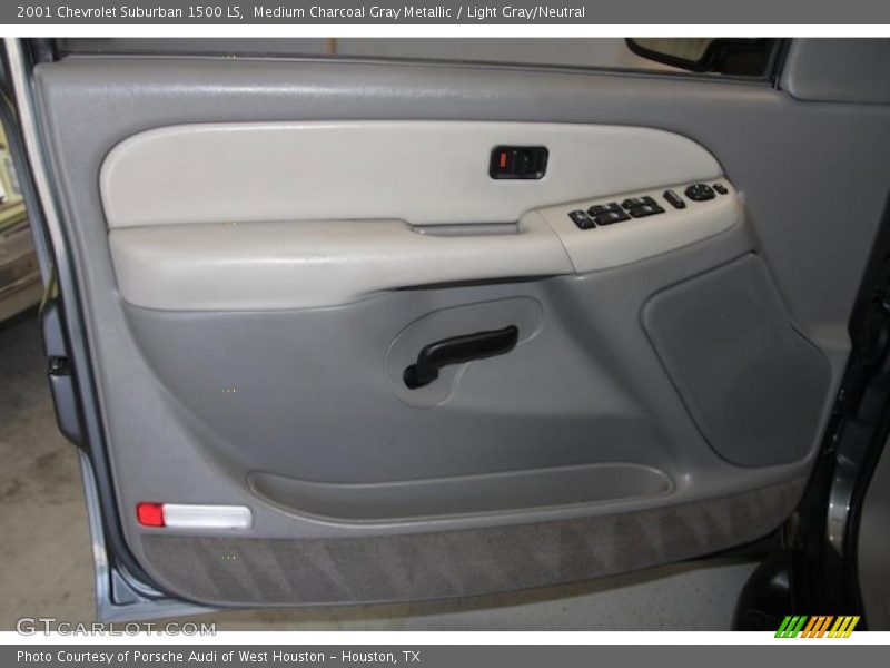 Medium Charcoal Gray Metallic / Light Gray/Neutral 2001 Chevrolet Suburban 1500 LS