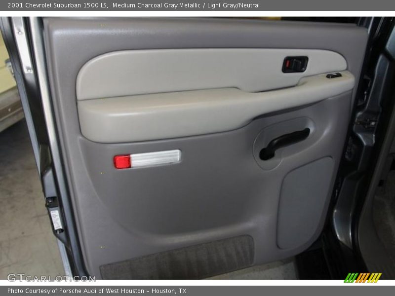 Medium Charcoal Gray Metallic / Light Gray/Neutral 2001 Chevrolet Suburban 1500 LS