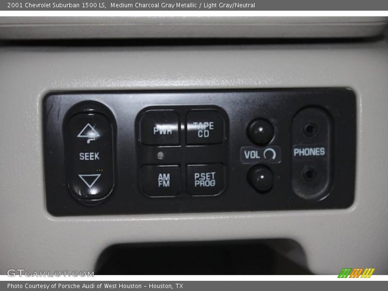 Medium Charcoal Gray Metallic / Light Gray/Neutral 2001 Chevrolet Suburban 1500 LS