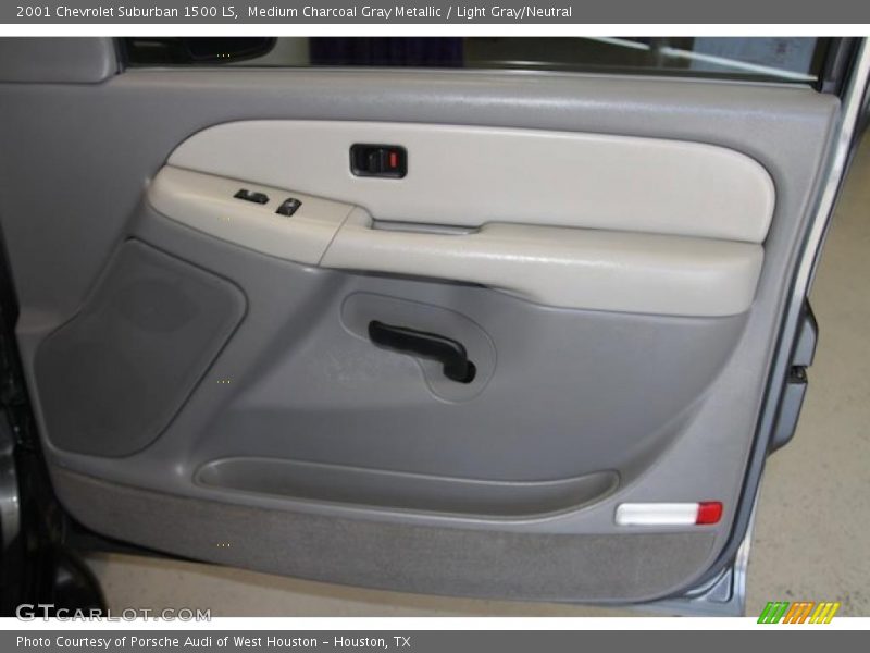 Medium Charcoal Gray Metallic / Light Gray/Neutral 2001 Chevrolet Suburban 1500 LS