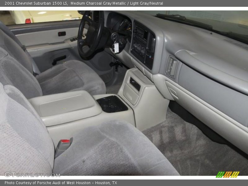 Medium Charcoal Gray Metallic / Light Gray/Neutral 2001 Chevrolet Suburban 1500 LS