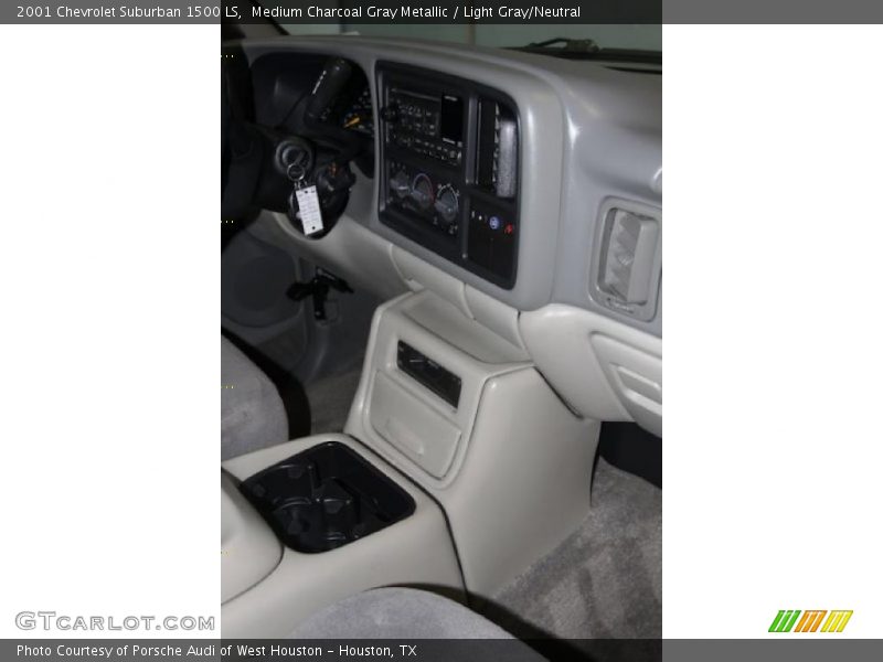Medium Charcoal Gray Metallic / Light Gray/Neutral 2001 Chevrolet Suburban 1500 LS