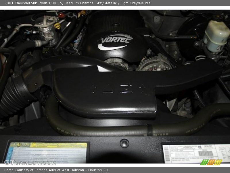 Medium Charcoal Gray Metallic / Light Gray/Neutral 2001 Chevrolet Suburban 1500 LS