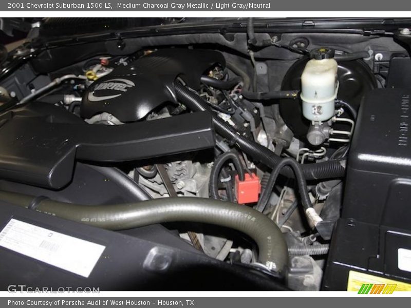 Medium Charcoal Gray Metallic / Light Gray/Neutral 2001 Chevrolet Suburban 1500 LS