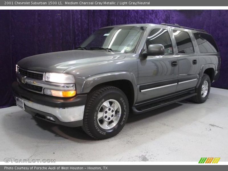 Medium Charcoal Gray Metallic / Light Gray/Neutral 2001 Chevrolet Suburban 1500 LS