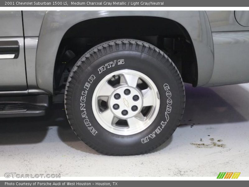Medium Charcoal Gray Metallic / Light Gray/Neutral 2001 Chevrolet Suburban 1500 LS