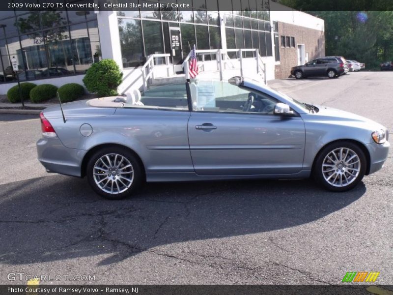 Celestial Blue Metallic / Calcite 2009 Volvo C70 T5 Convertible