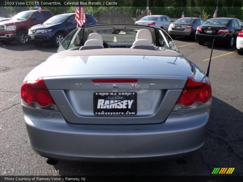 Celestial Blue Metallic / Calcite 2009 Volvo C70 T5 Convertible