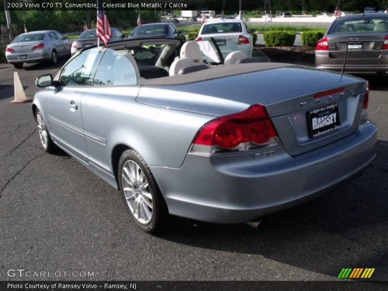 Celestial Blue Metallic / Calcite 2009 Volvo C70 T5 Convertible