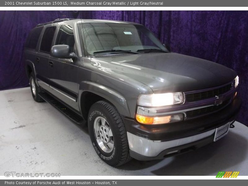Medium Charcoal Gray Metallic / Light Gray/Neutral 2001 Chevrolet Suburban 1500 LS