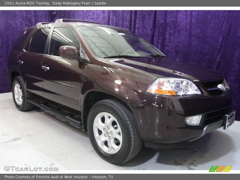 Deep Mahogany Pearl / Saddle 2001 Acura MDX Touring