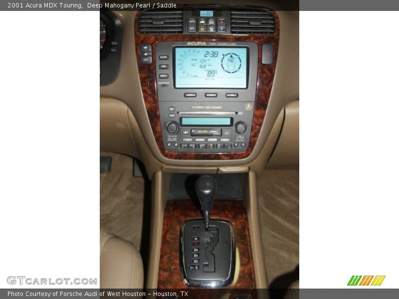 Deep Mahogany Pearl / Saddle 2001 Acura MDX Touring