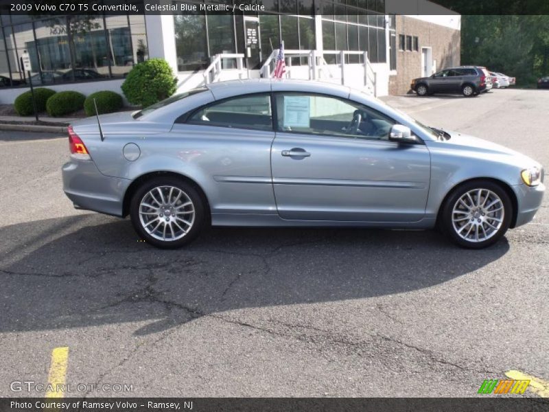 Celestial Blue Metallic / Calcite 2009 Volvo C70 T5 Convertible