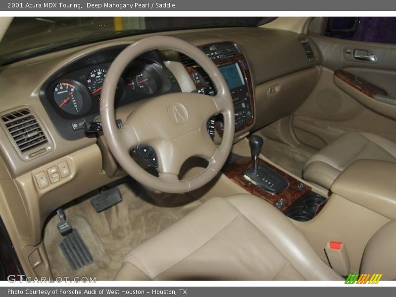Deep Mahogany Pearl / Saddle 2001 Acura MDX Touring