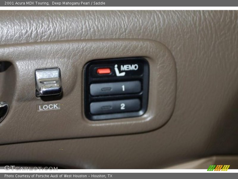 Deep Mahogany Pearl / Saddle 2001 Acura MDX Touring