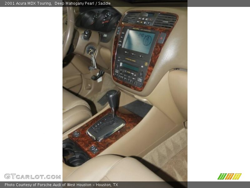 Deep Mahogany Pearl / Saddle 2001 Acura MDX Touring