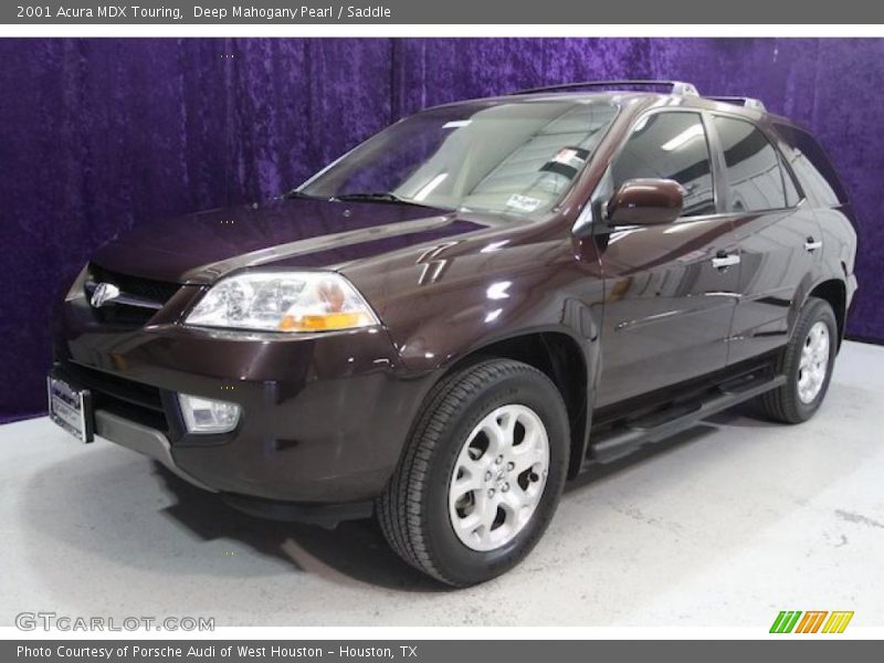 Deep Mahogany Pearl / Saddle 2001 Acura MDX Touring