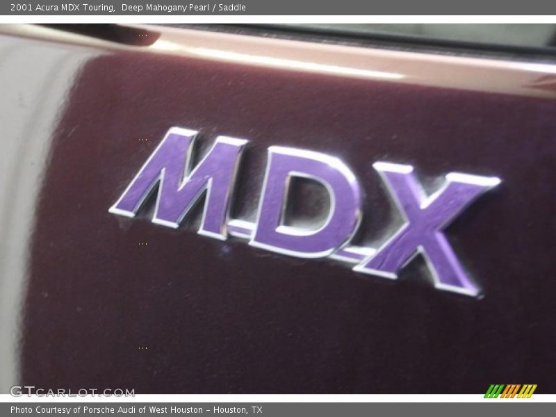 Deep Mahogany Pearl / Saddle 2001 Acura MDX Touring