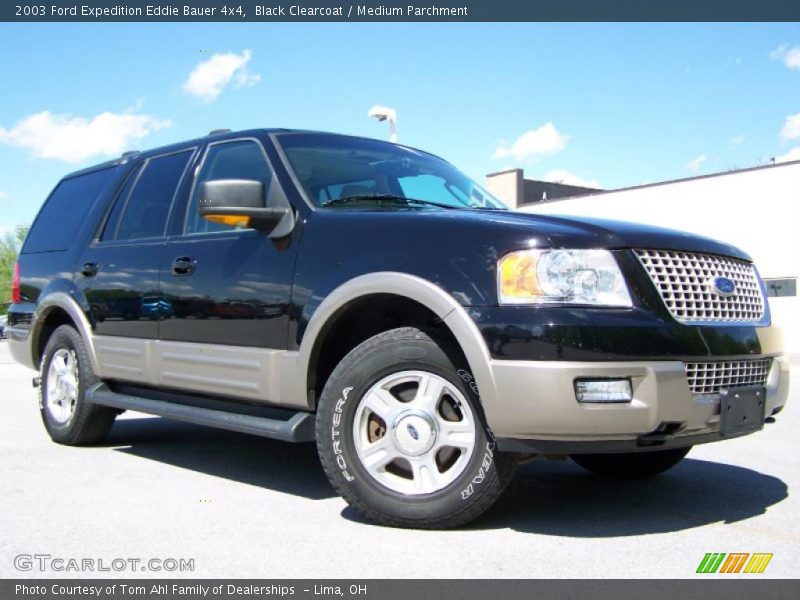 Black Clearcoat / Medium Parchment 2003 Ford Expedition Eddie Bauer 4x4