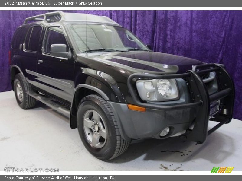 Super Black / Gray Celadon 2002 Nissan Xterra SE V6
