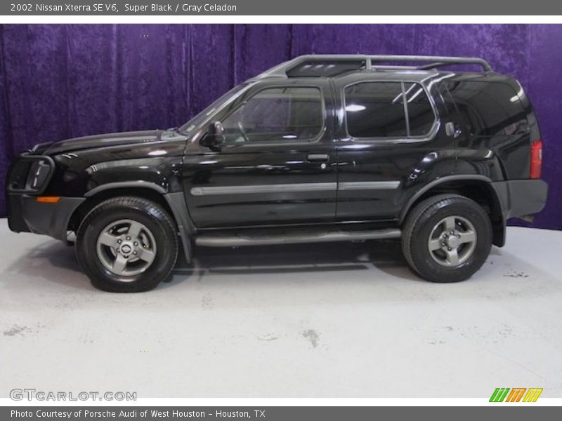 Super Black / Gray Celadon 2002 Nissan Xterra SE V6