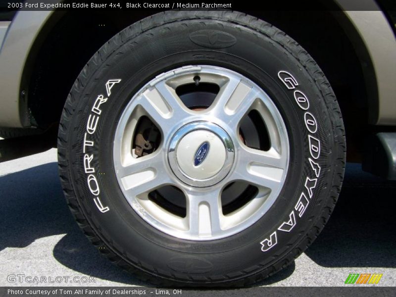 Black Clearcoat / Medium Parchment 2003 Ford Expedition Eddie Bauer 4x4