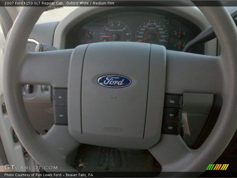 Oxford White / Medium Flint 2007 Ford F150 XLT Regular Cab