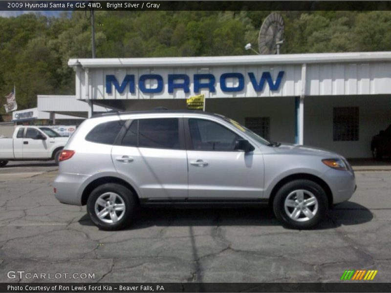 Bright Silver / Gray 2009 Hyundai Santa Fe GLS 4WD