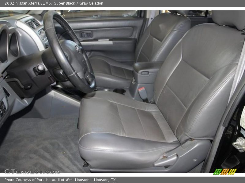 Super Black / Gray Celadon 2002 Nissan Xterra SE V6