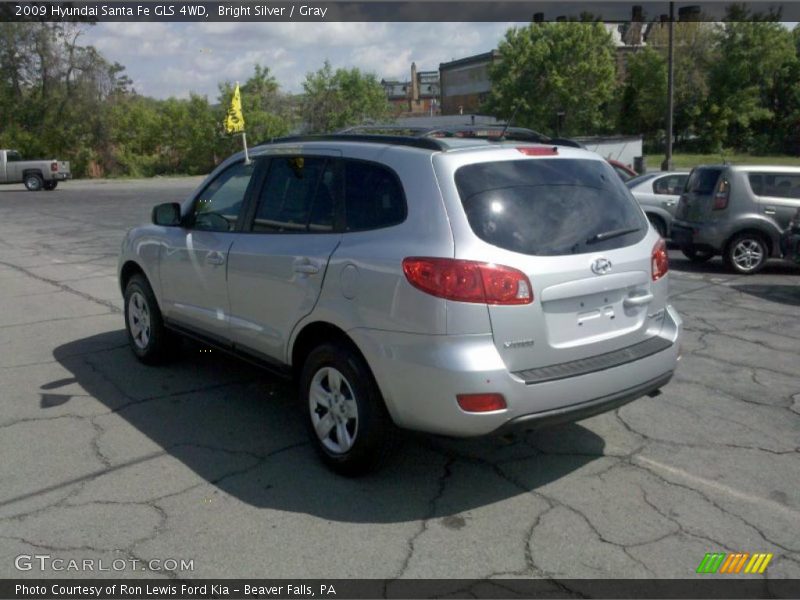 Bright Silver / Gray 2009 Hyundai Santa Fe GLS 4WD