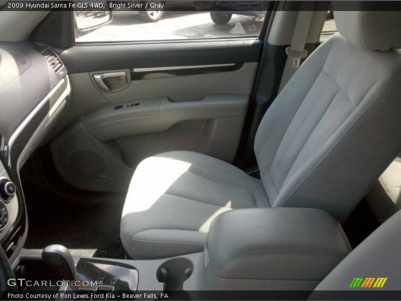 Bright Silver / Gray 2009 Hyundai Santa Fe GLS 4WD