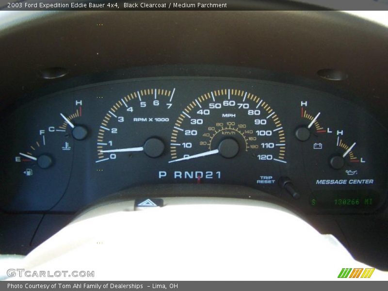 Black Clearcoat / Medium Parchment 2003 Ford Expedition Eddie Bauer 4x4