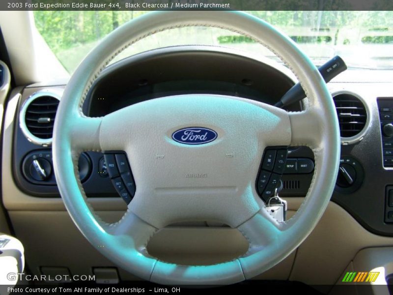 Black Clearcoat / Medium Parchment 2003 Ford Expedition Eddie Bauer 4x4