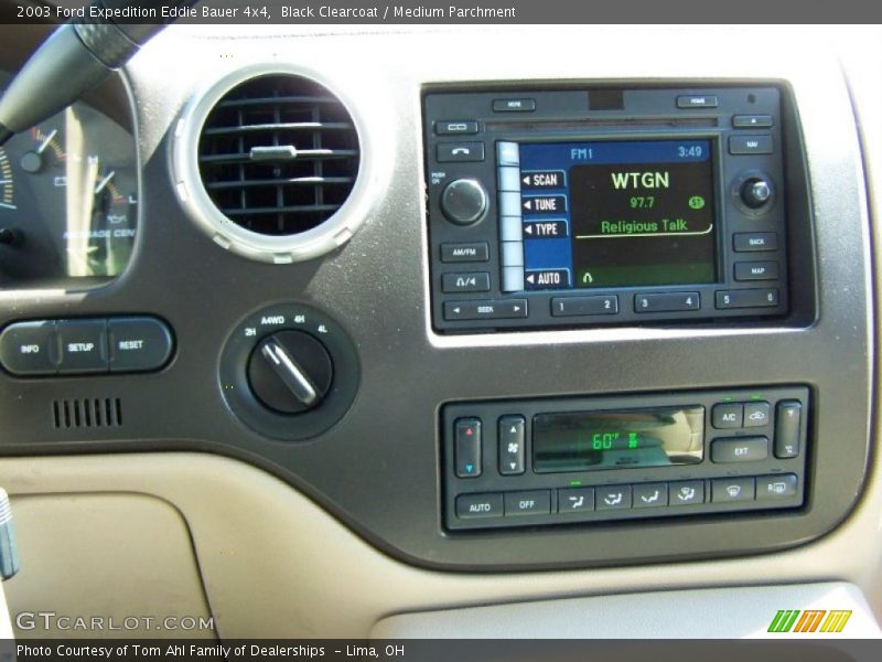Black Clearcoat / Medium Parchment 2003 Ford Expedition Eddie Bauer 4x4