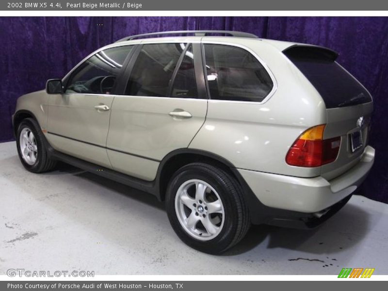 Pearl Beige Metallic / Beige 2002 BMW X5 4.4i